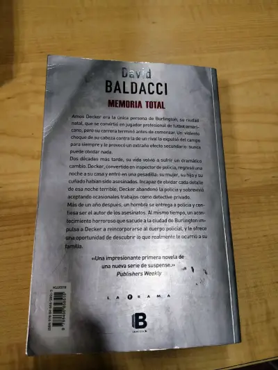 Libro 'Memoria Total' de David Baldacci - miniatura 2