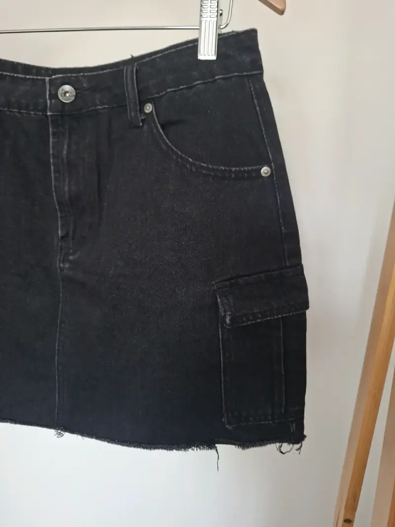 Falda Umbrade mezclilla negra talla 40 - 2