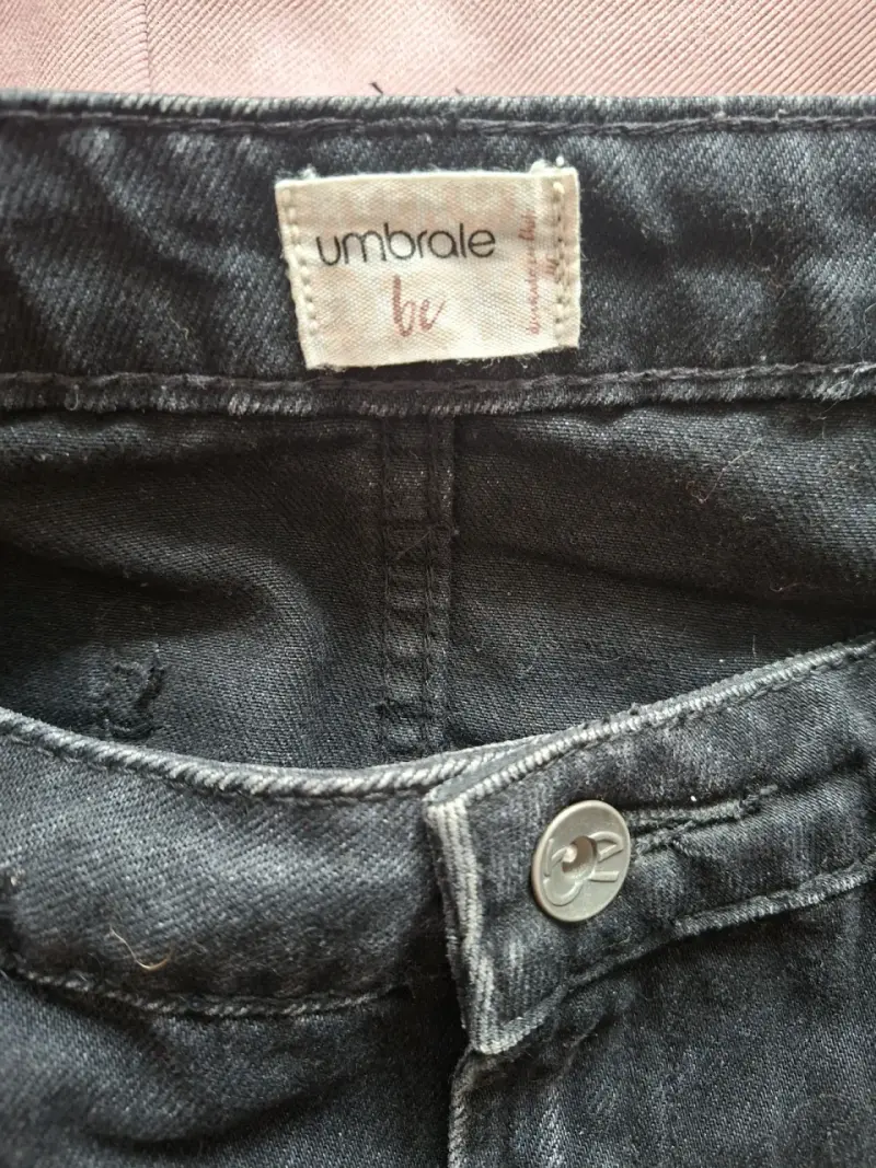 Falda Umbrade mezclilla negra talla 40 - 5