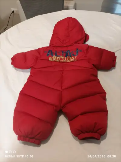 Parca roja para bebé 3 a 6 meses - miniatura 2