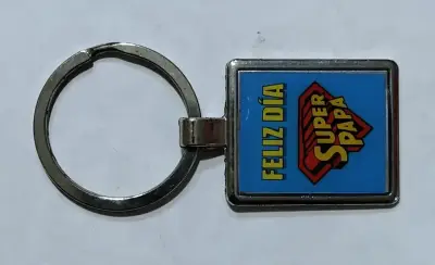 Llavero metálico 'Feliz Día Super Papá' - miniatura 2