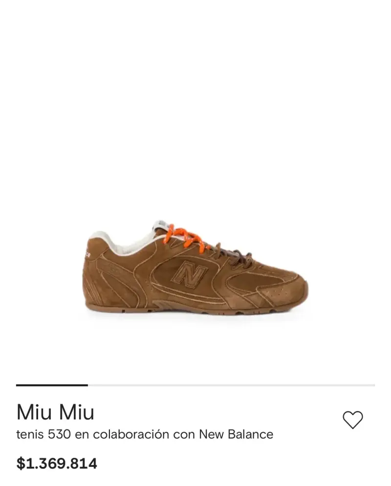 Zapatillas Miu Miu x New Balance 530 Marrón - 2