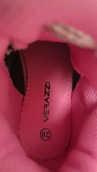 Botas de trekking para niños Verazzi gris y rosado - miniatura 3