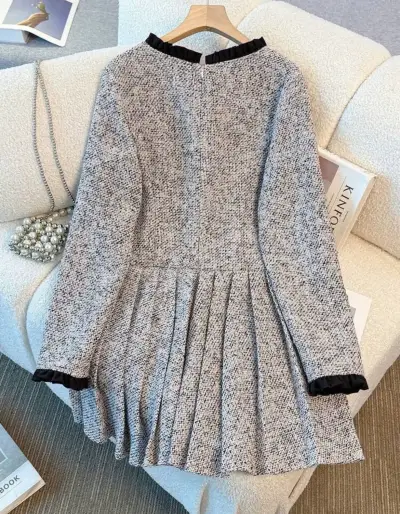 Vestido elegante  de lanilla NUEVOS tallas S - miniatura 2