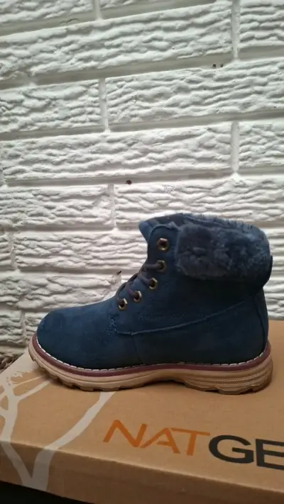 Botas de invierno azul para mujer Nat Geo - miniatura 1