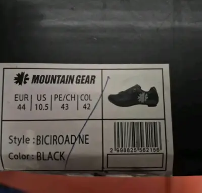 Zapatillas de Ciclismo Mountain Gear Negras - miniatura 4