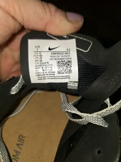 Zapatillas deportivas Nike Air Zoom negras - miniatura 3
