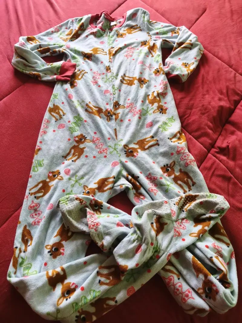 Pijamas enteros de polar para mujer con diseños ta - 2