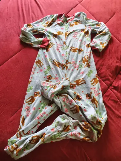 Pijamas enteros de polar para mujer con diseños ta - miniatura 3
