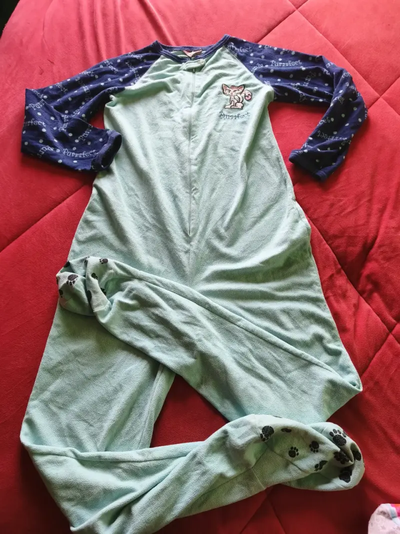 Pijamas enteros de polar para mujer con diseños ta - 5