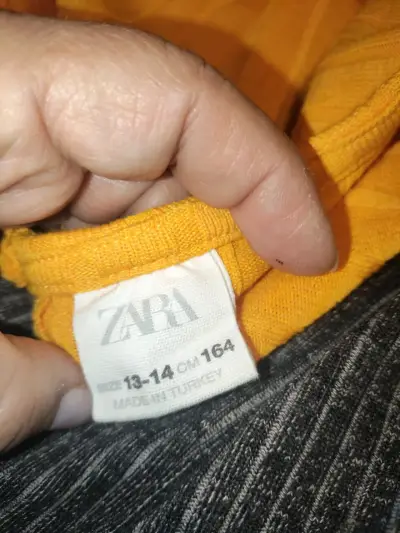 Enterito amarillo de punto Zara para mujer - miniatura 3