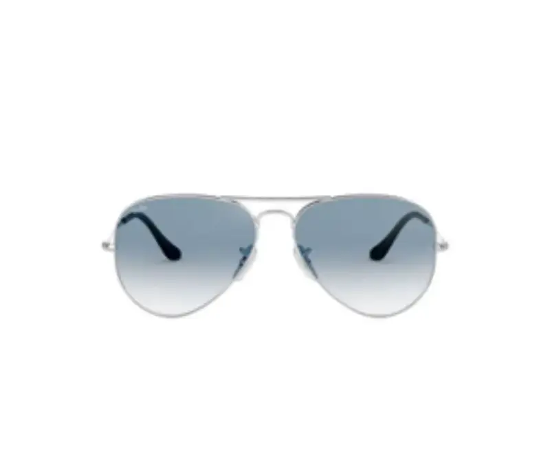 Gafas de sol Ray-Ban aviador espejo celeste - 4