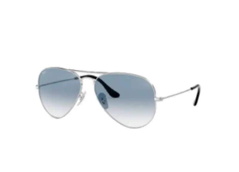 Gafas de sol Ray-Ban aviador espejo celeste - 5