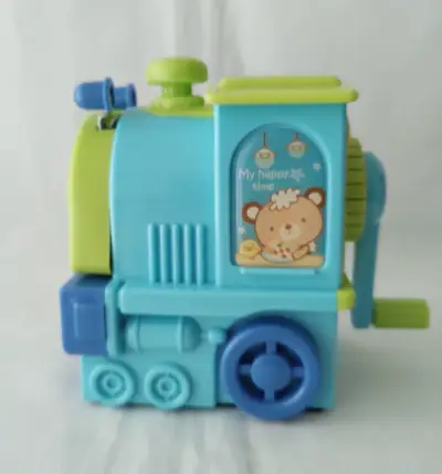Sacapuntas tren infantil con lápices Disney - miniatura 3