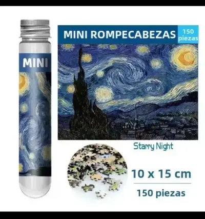 3 Rompecabezas Mini de 150 Piezas en Tubo - miniatura 2