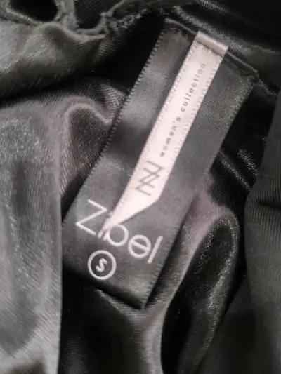 Vestido negro elegante Zibel talla S - miniatura 4