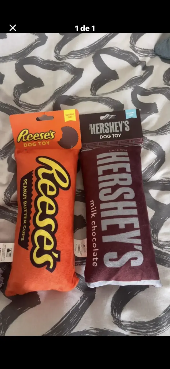 Juguetes para perro Reese's y Hershey's