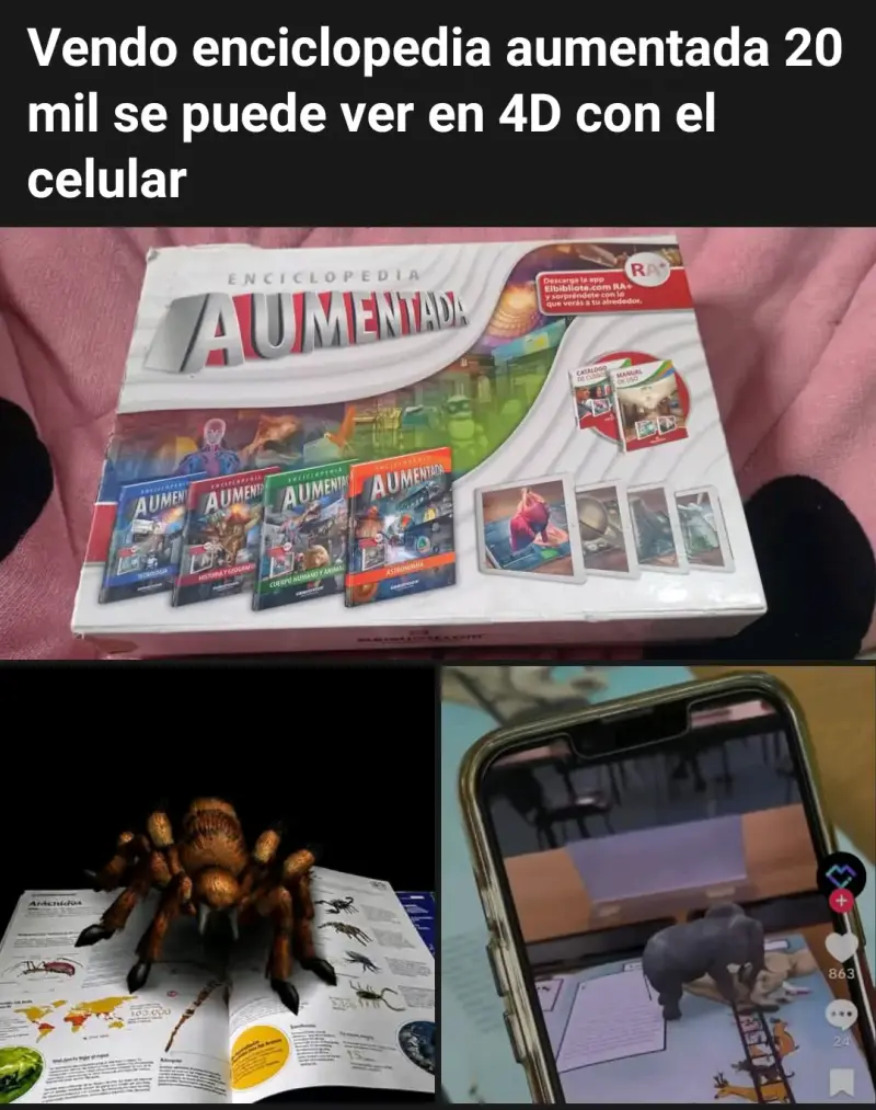 Enciclopedia Aumentada 4D para Celular