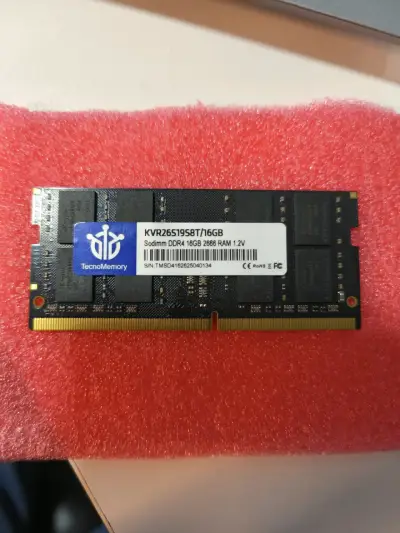 Memoria RAM SODIMM DDR4 16GB 2666MHz - miniatura 1