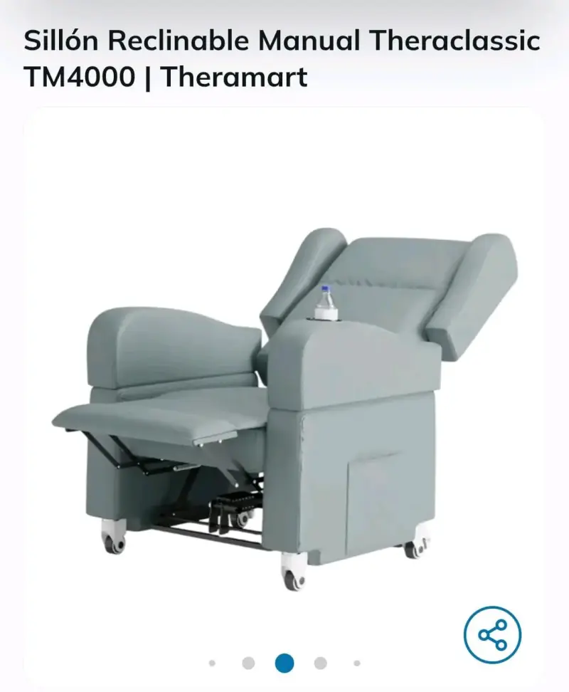 Sillón Reclinable Manual Theraclassic TM4000 Theramart - 1