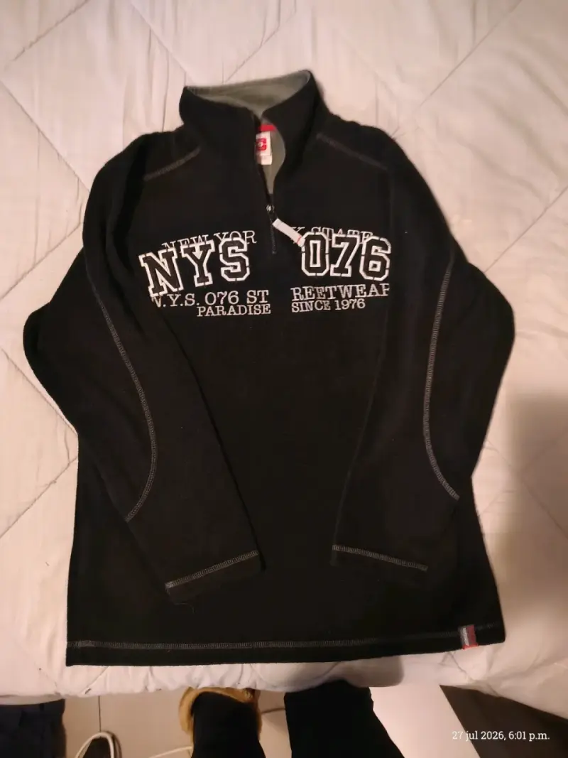 Polar negro con diseño NYS 076