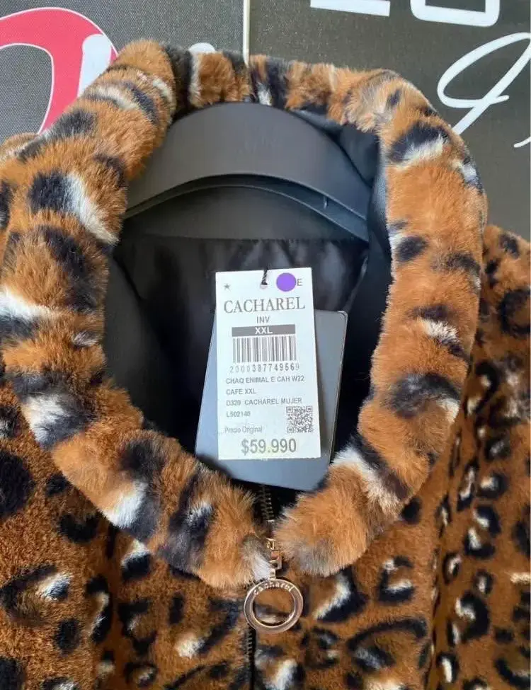 Chaqueta-poleron de Leopardo piel Cacharel - 6