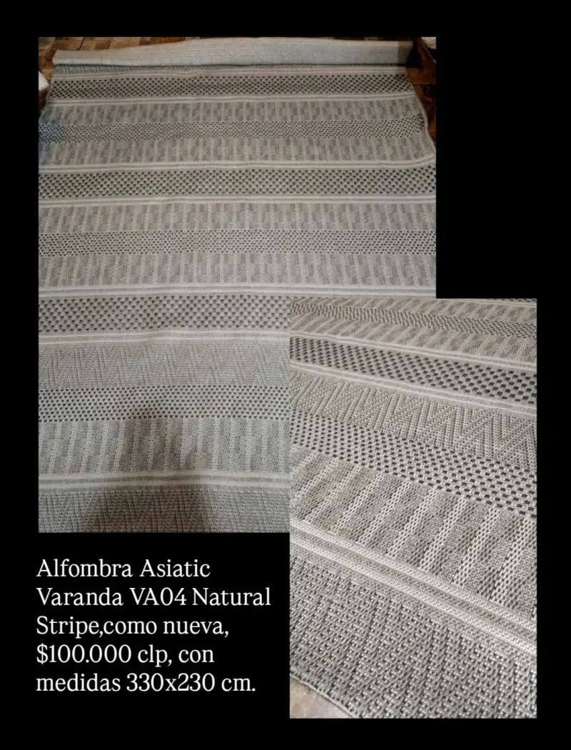 Alfombra Asiatic Varanda VA04 Natural Stripe