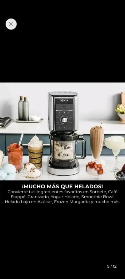 Máquina de helados Ninja Creami Deluxe - miniatura 2
