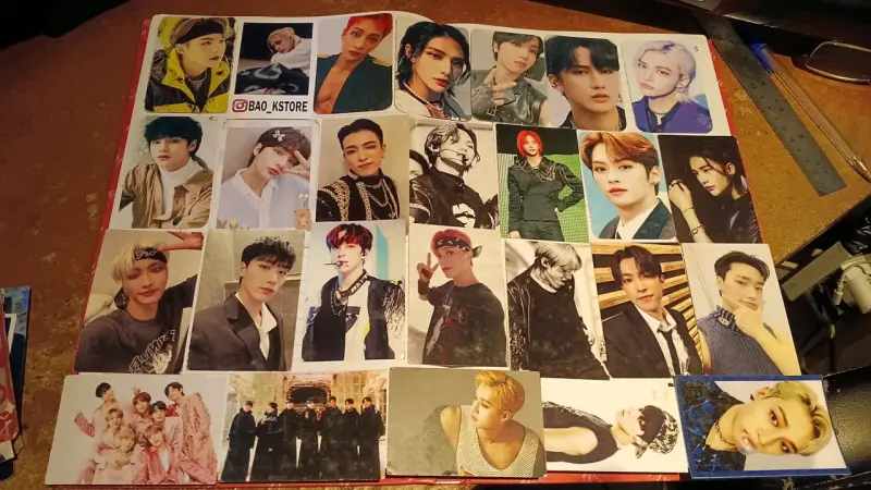 Set de tarjetas fotográficas de K-Pop - 1