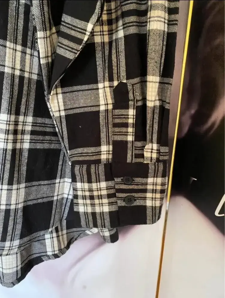 Camisa de franela a cuadros - 4