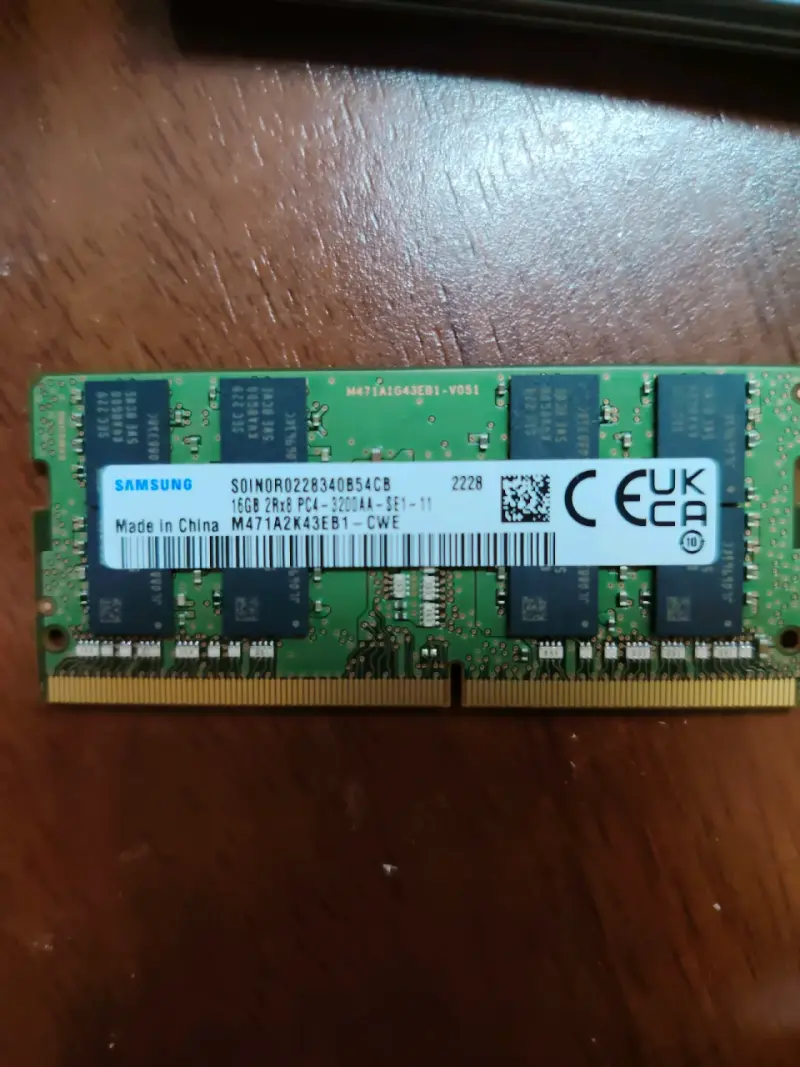Memoria RAM Samsung 16GB DDR4 3200MHz
