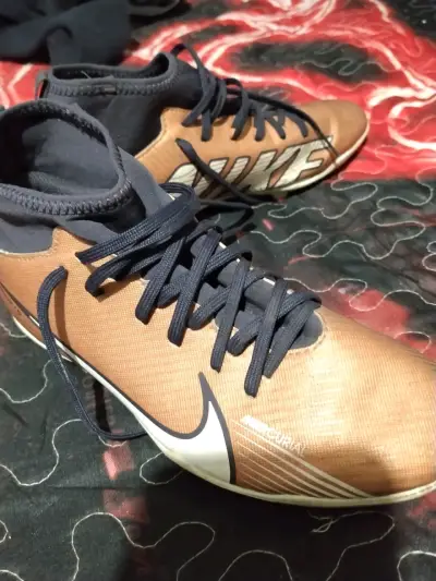 Zapatillas de fútbol Nike Mercurial bronce - miniatura 2