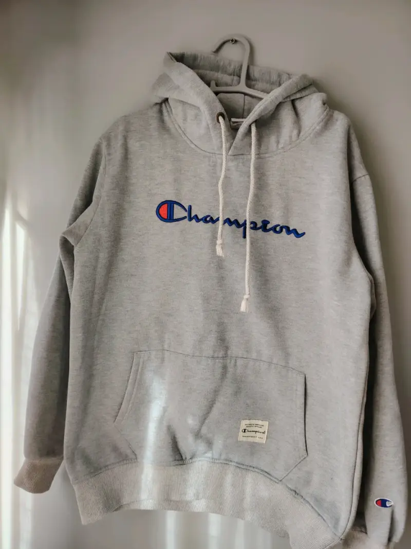 Polerón con capucha gris Champion - 2