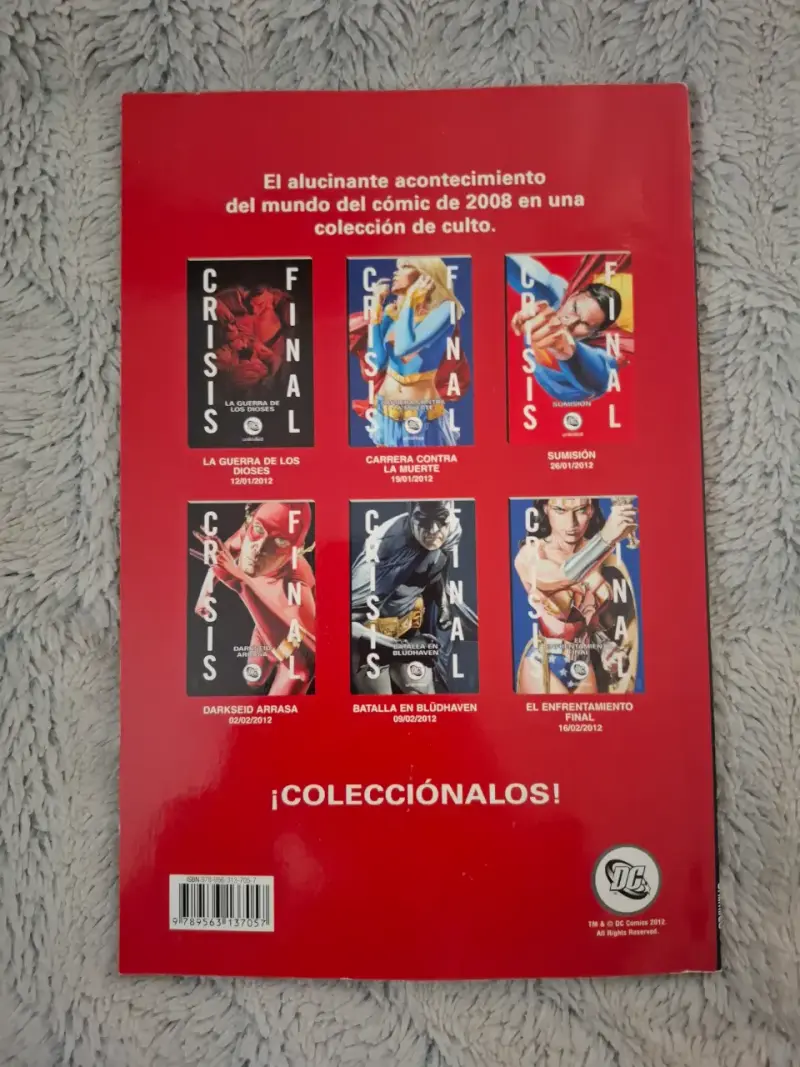 Cómic Crisis Final Carrera Contra La Muerte DC - 2