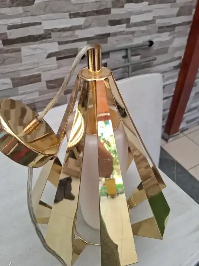 Lámpara colgante dorada moderna - miniatura 6