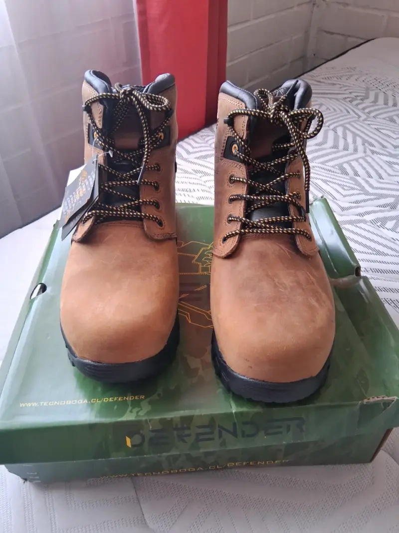 Botas de seguridad marrón Defender - 1