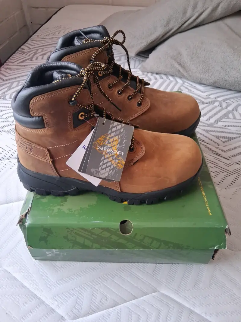 Botas de seguridad marrón Defender - 5