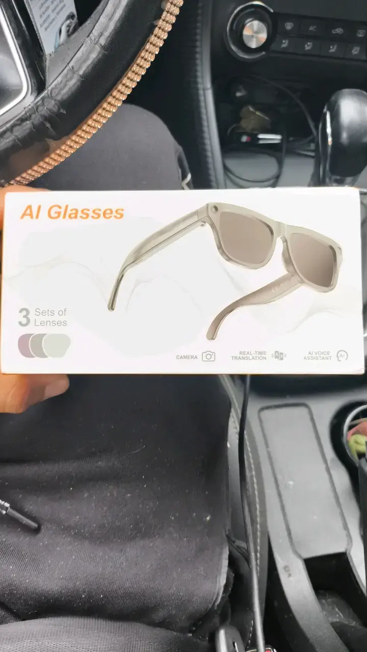 Gafas Inteligentes AI con Cámara y Asistente de Voz - 1