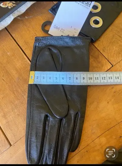 Guantes de cuero negro  H&M - miniatura 3