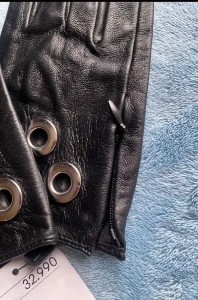 Guantes de cuero negro  H&M - miniatura 5