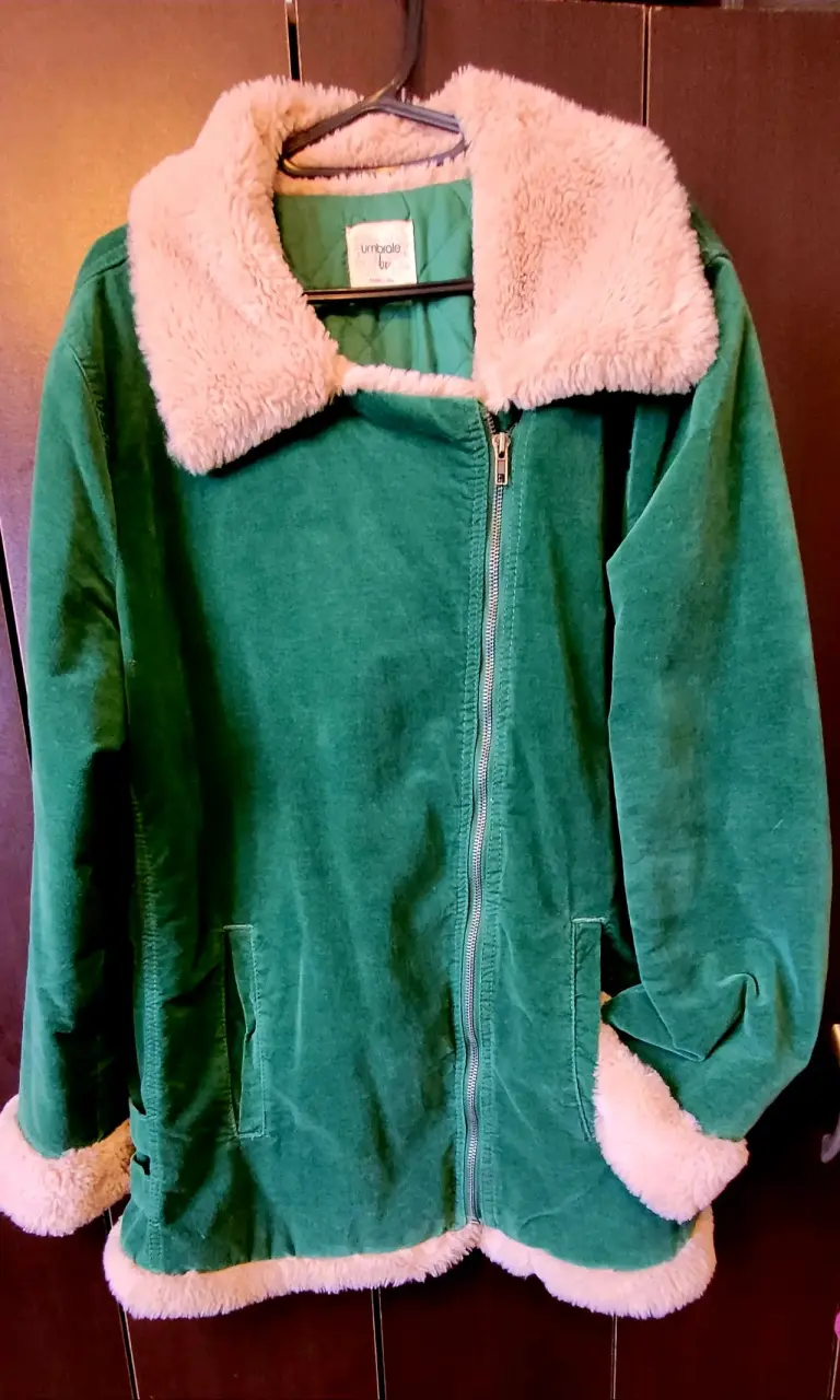 Abrigo verde con forro de peluche Umbrale - 1
