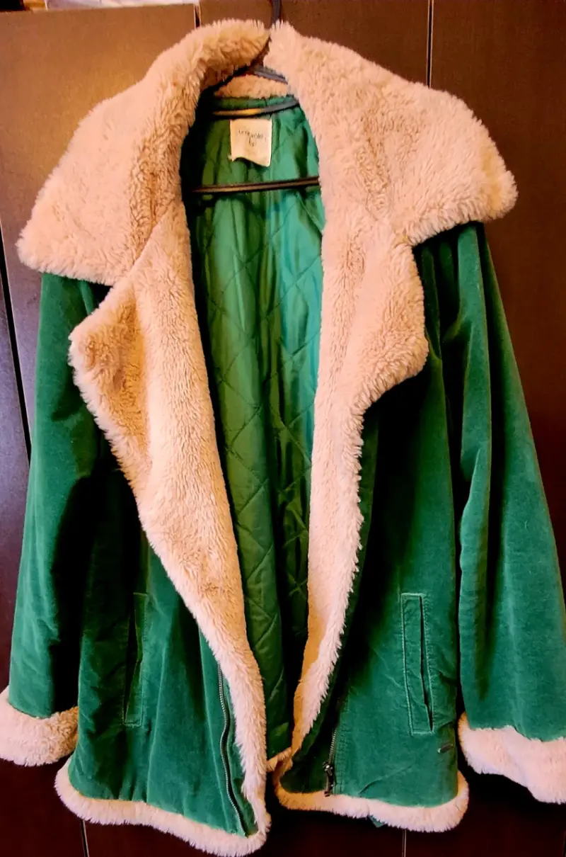 Abrigo verde con forro de peluche Umbrale - 2