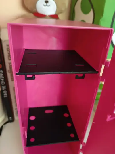 Mini casillero de plastico rosa con candado - miniatura 4