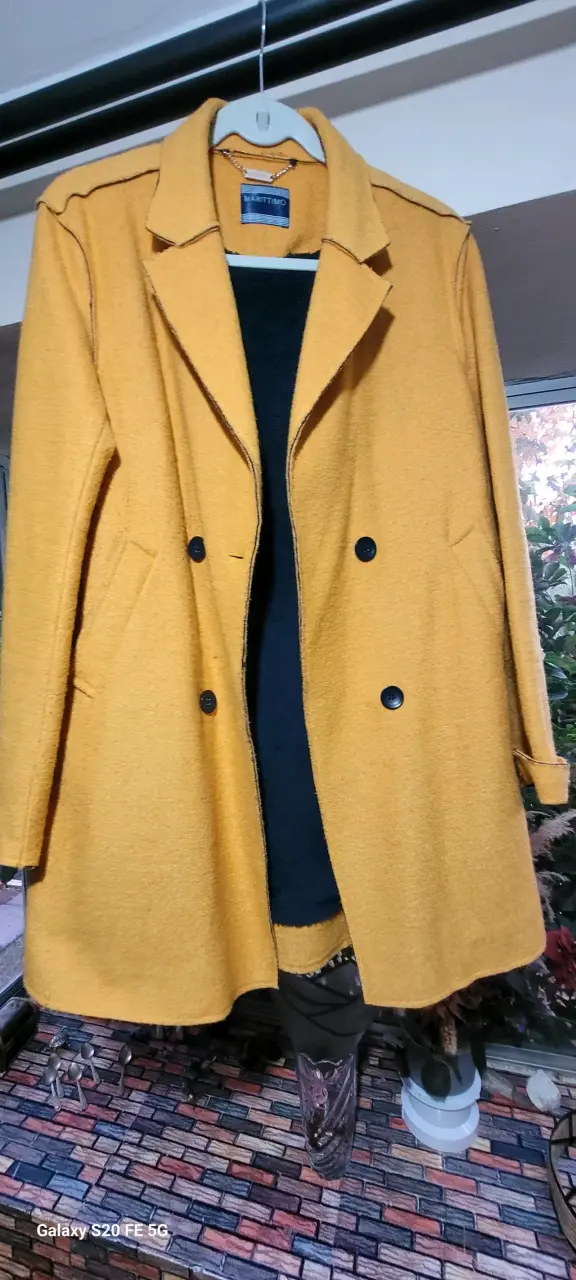 Abrigo amarillo Marittimo para mujer - 2