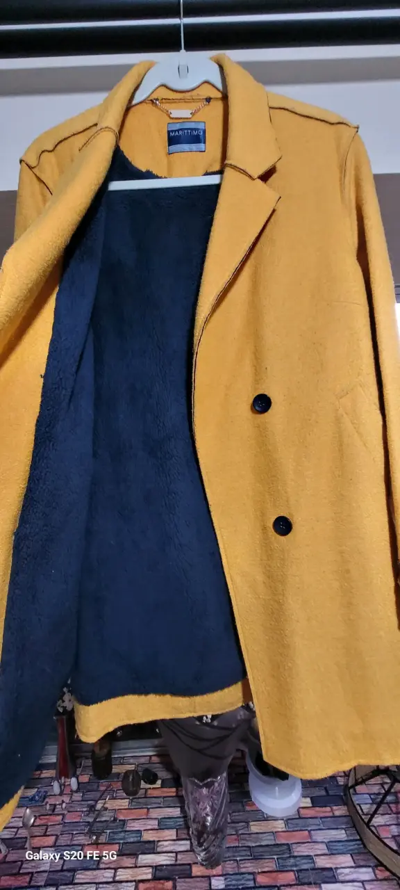 Abrigo amarillo Marittimo para mujer - 4