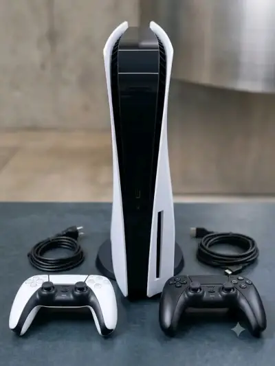 Consola PlayStation 5 con dos controles - miniatura 1