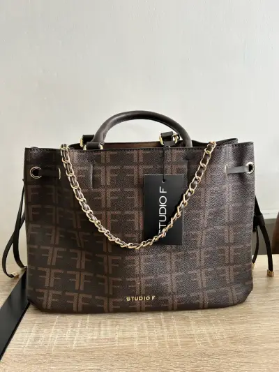Bolso marrón Studio F - miniatura 1