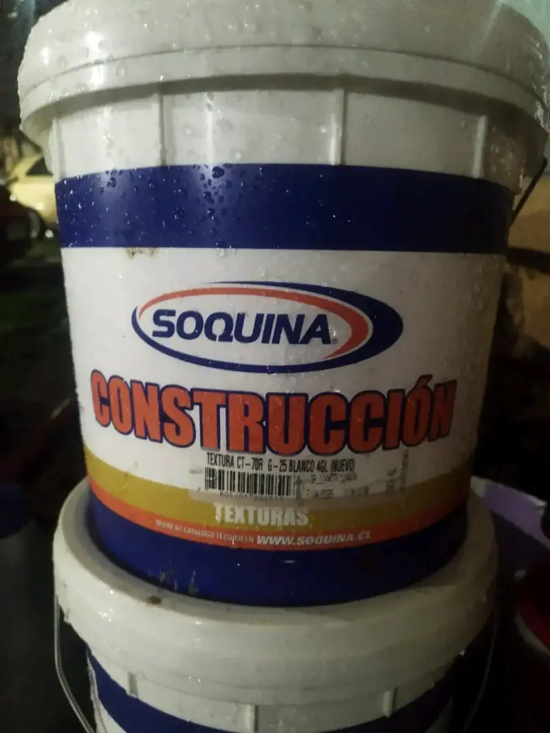 Pintura Texturizada Blanca Soquina.