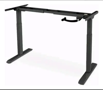 Base de Escritorio negro ajustable de acero FORM - miniatura 1