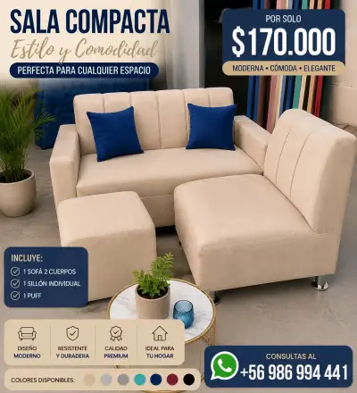 Sofá cama moderno y elegante negro - miniatura 2